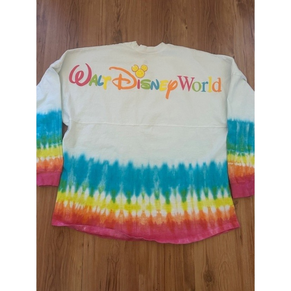 Disney Parks Walt Disney World Rainbow Tie-Dye Spirit‎ Jersey XXL